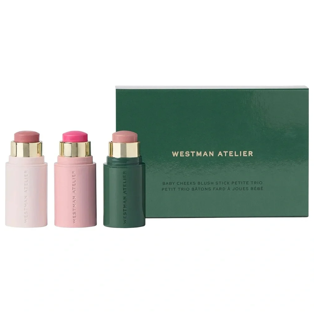 Westman Atelier Limited Edition Mini Baby Cheeks Blush Trio - Picture 3 of 5